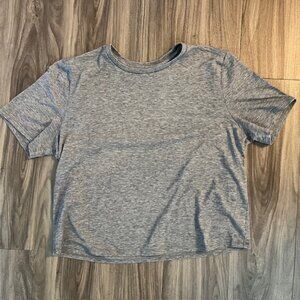 Outdoor Voices Cropped Tee Grey Medium